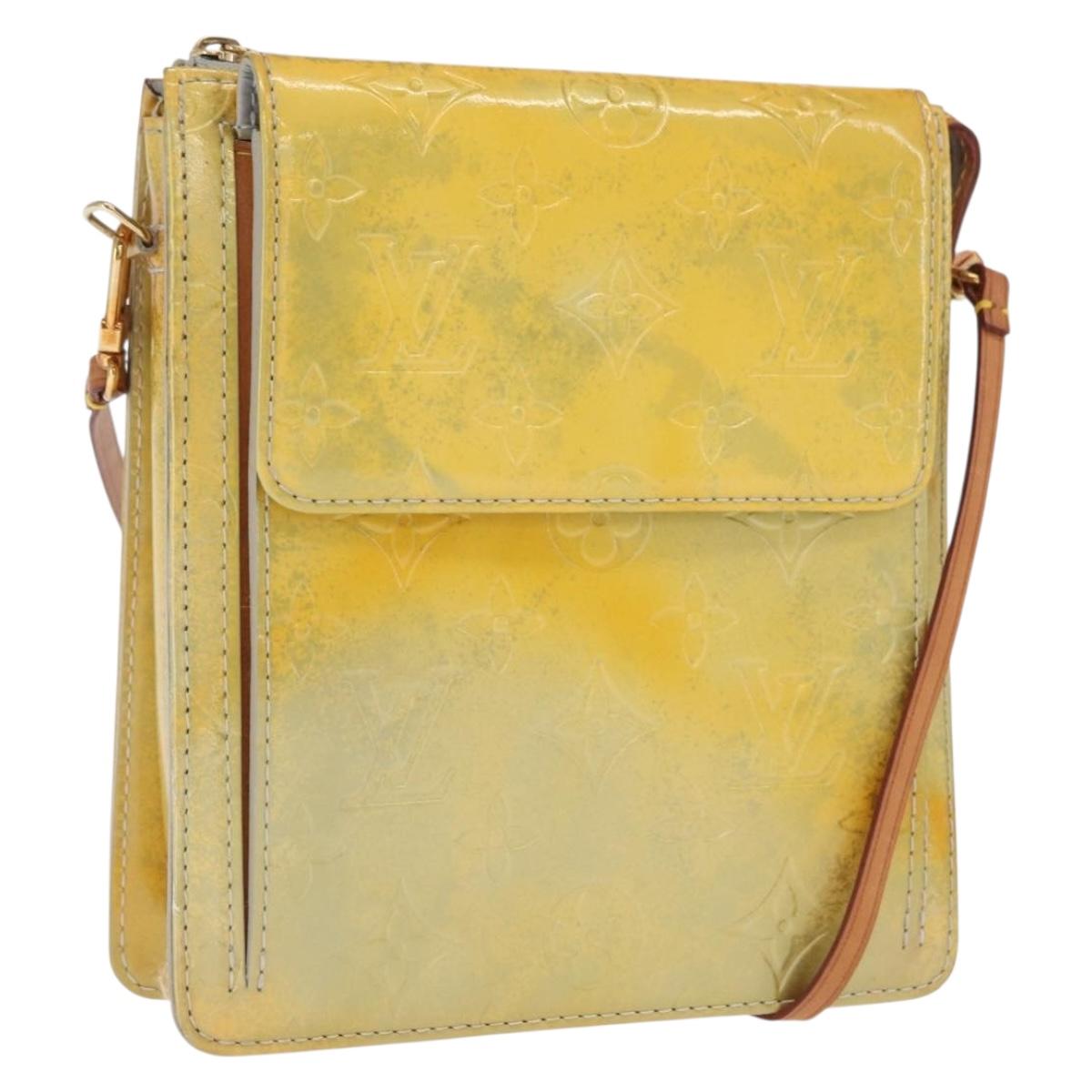 Louis Vuitton Monogram Vernis Motto Accessory Pouch Gris M91030 LV