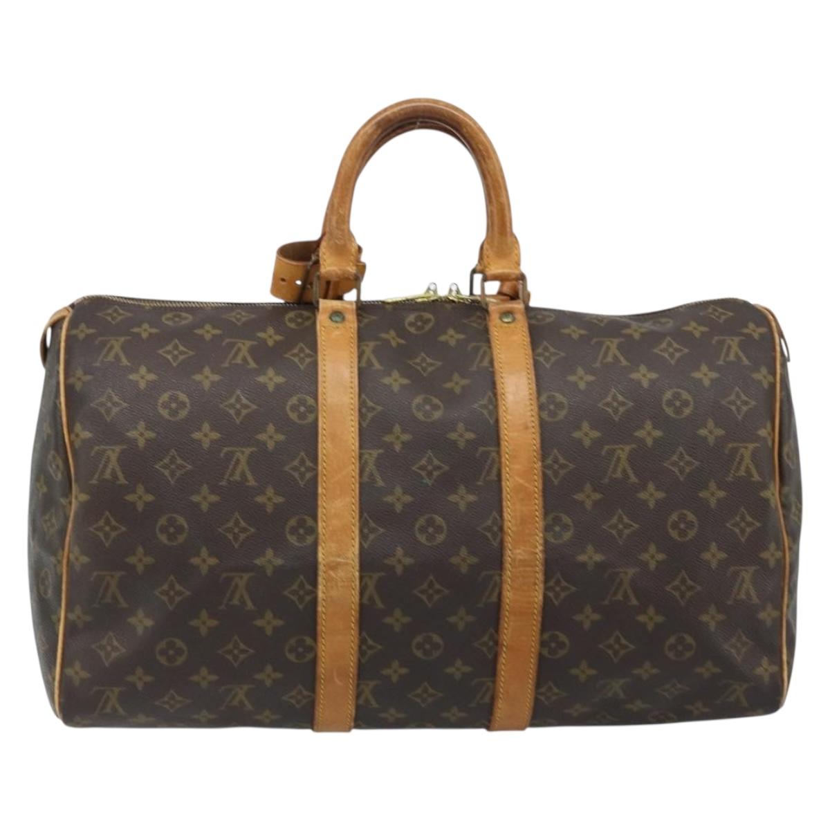 Louis Vuitton Monogram Keepall 45 Boston Bag M41428 LV