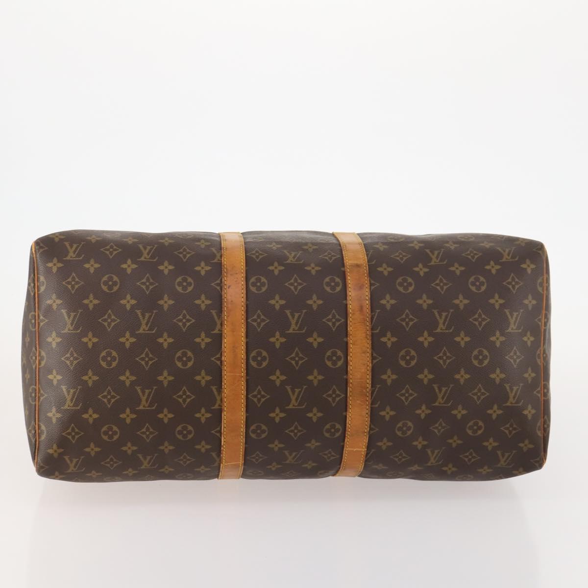 Louis Vuitton Monogram Keepall 55 Boston Bag M41424 LV