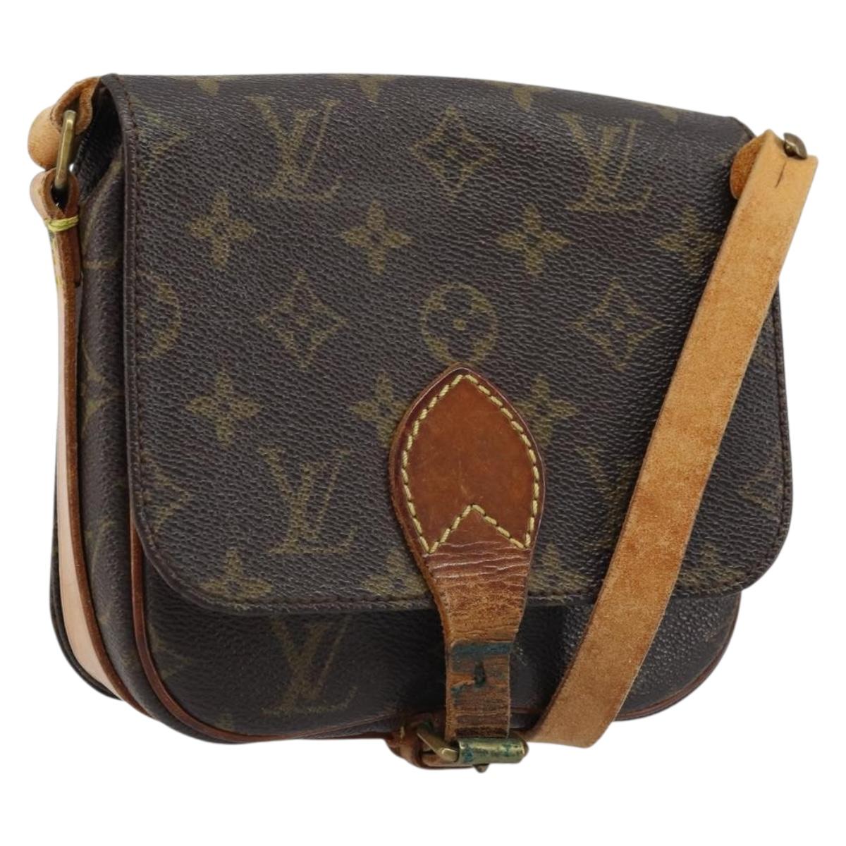 Louis Vuitton Monogram Cartouchiere PM Shoulder Bag M51254 LV