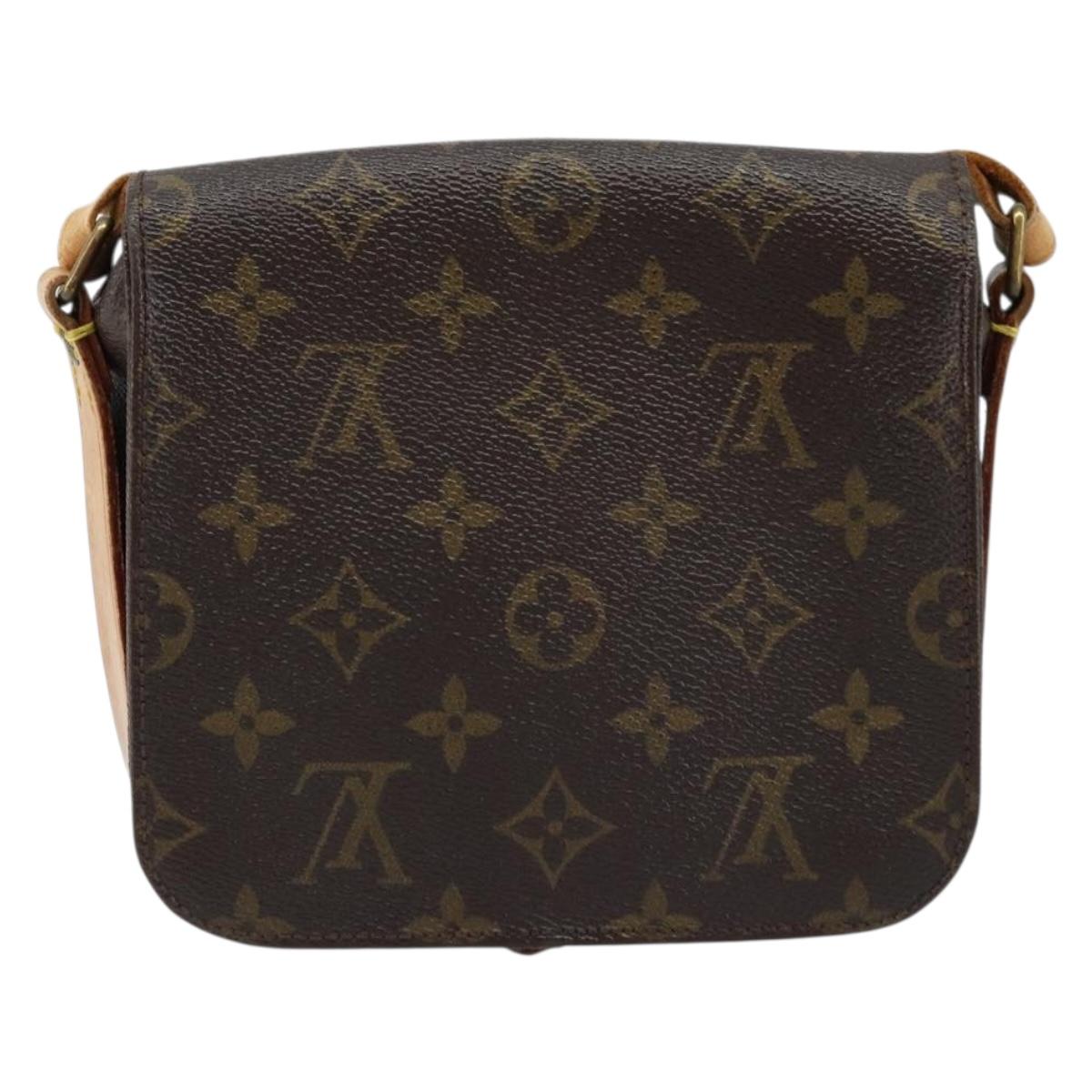 Louis Vuitton Monogram Cartouchiere PM Shoulder Bag M51254 LV