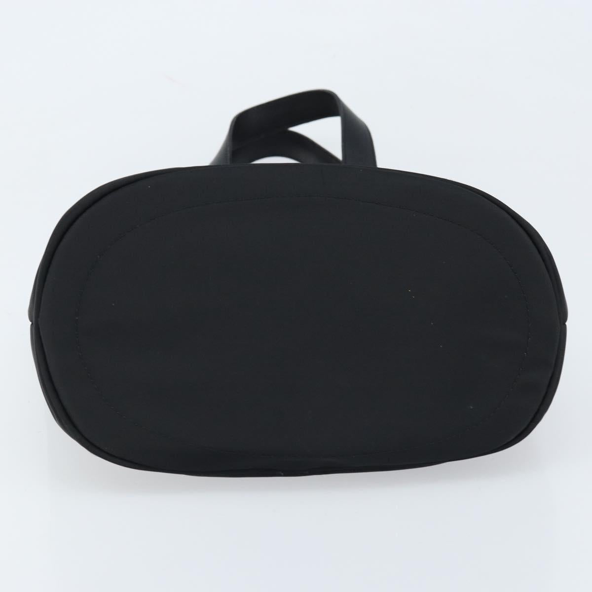 FENDI Tote Bag Nylon Black Silver
