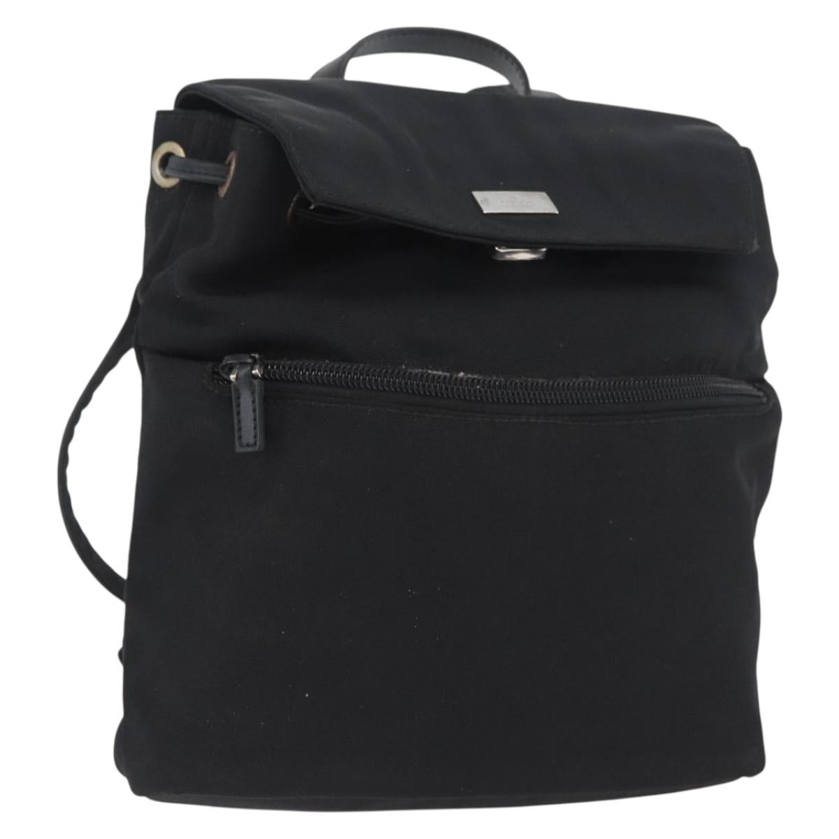 GUCCI Backpack Nylon Black Silver 003 0242