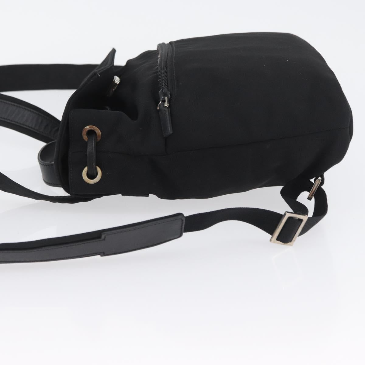 GUCCI Backpack Nylon Black Silver 003 0242
