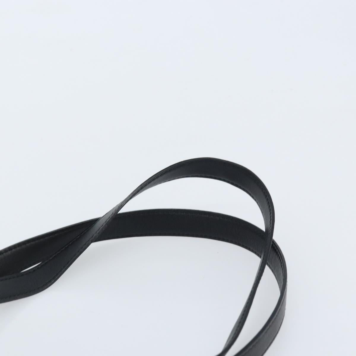 CELINE C Macadam Canvas Tote Bag Black Silver