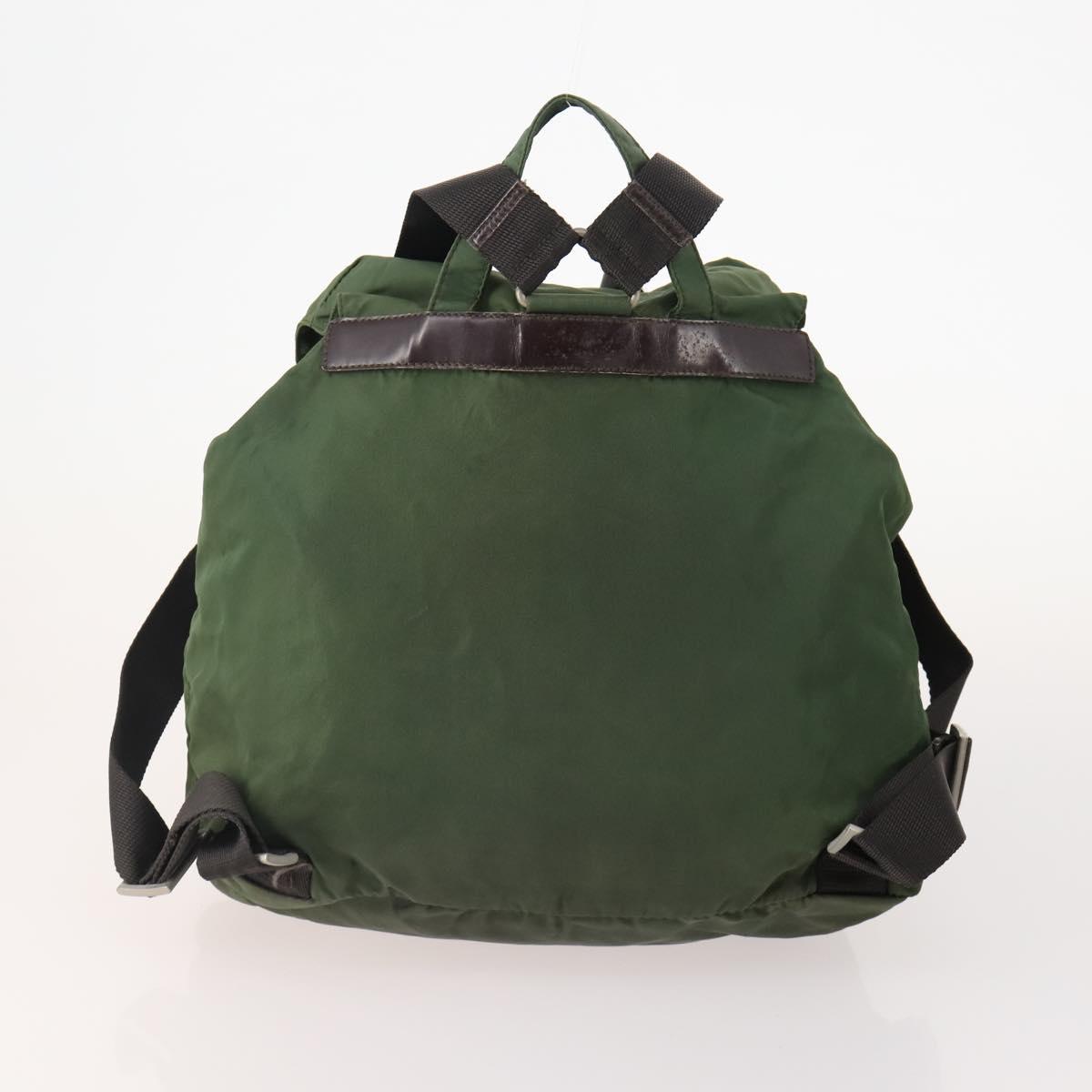 PRADA Backpack Nylon 5 Set Green Black