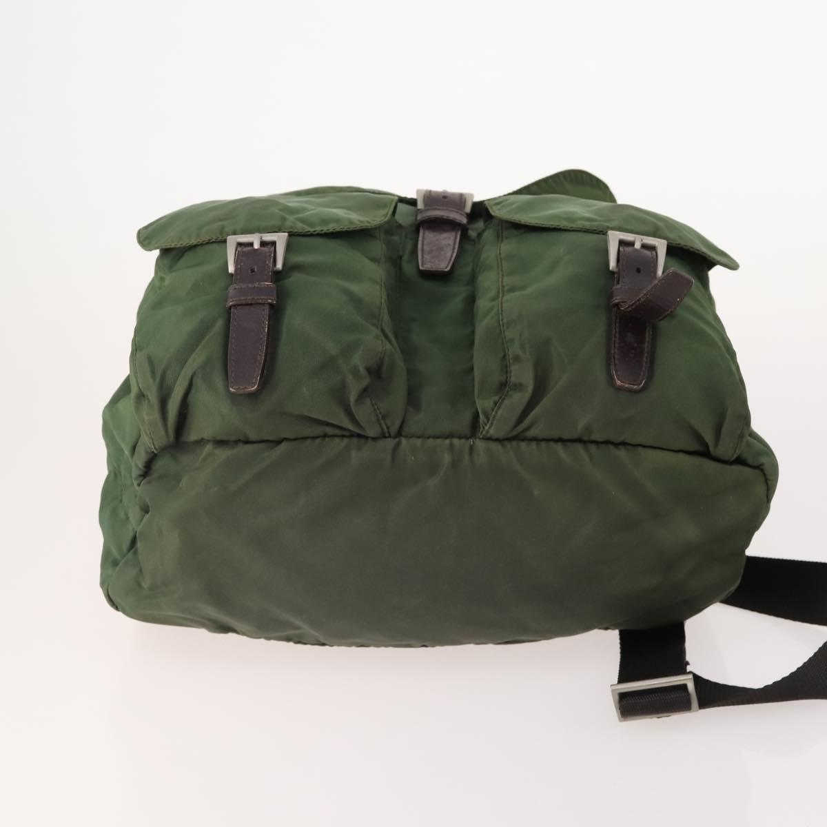 PRADA Backpack Nylon 5 Set Green Black