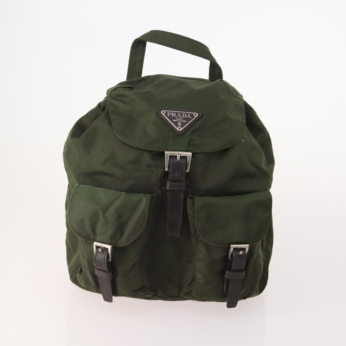 PRADA Backpack Nylon 5 Set Green Black