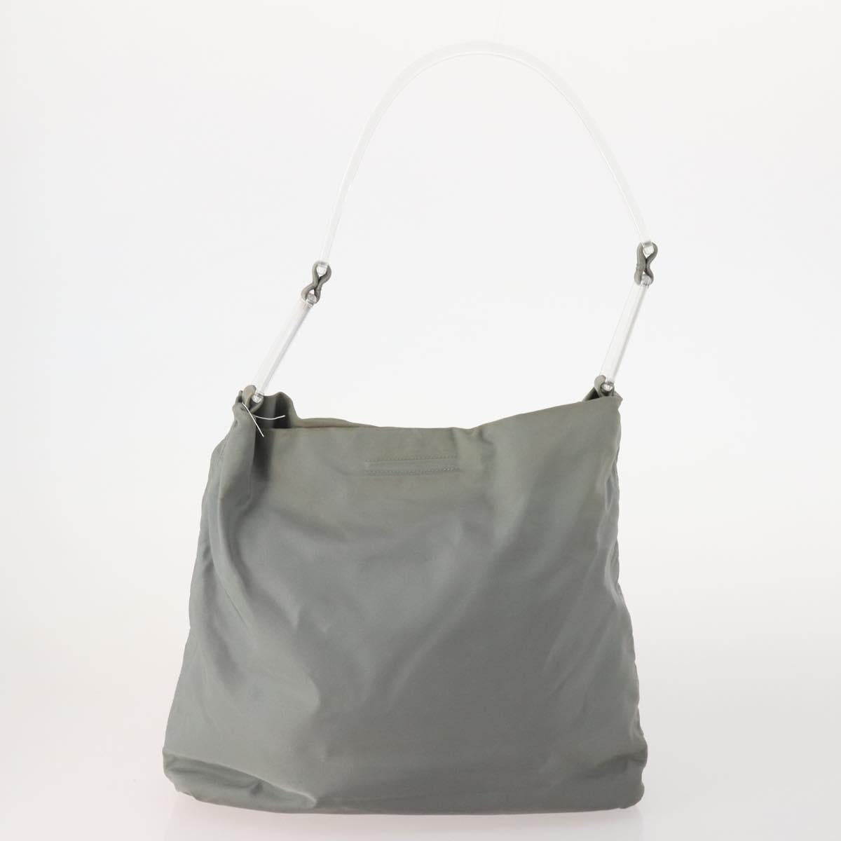 PRADA Hand Bag Nylon 5 Set Beige Green