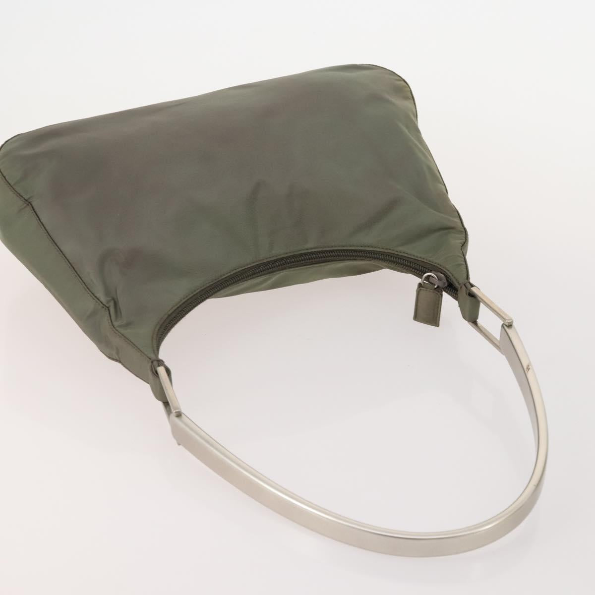 PRADA Hand Bag Nylon 5 Set Beige Green