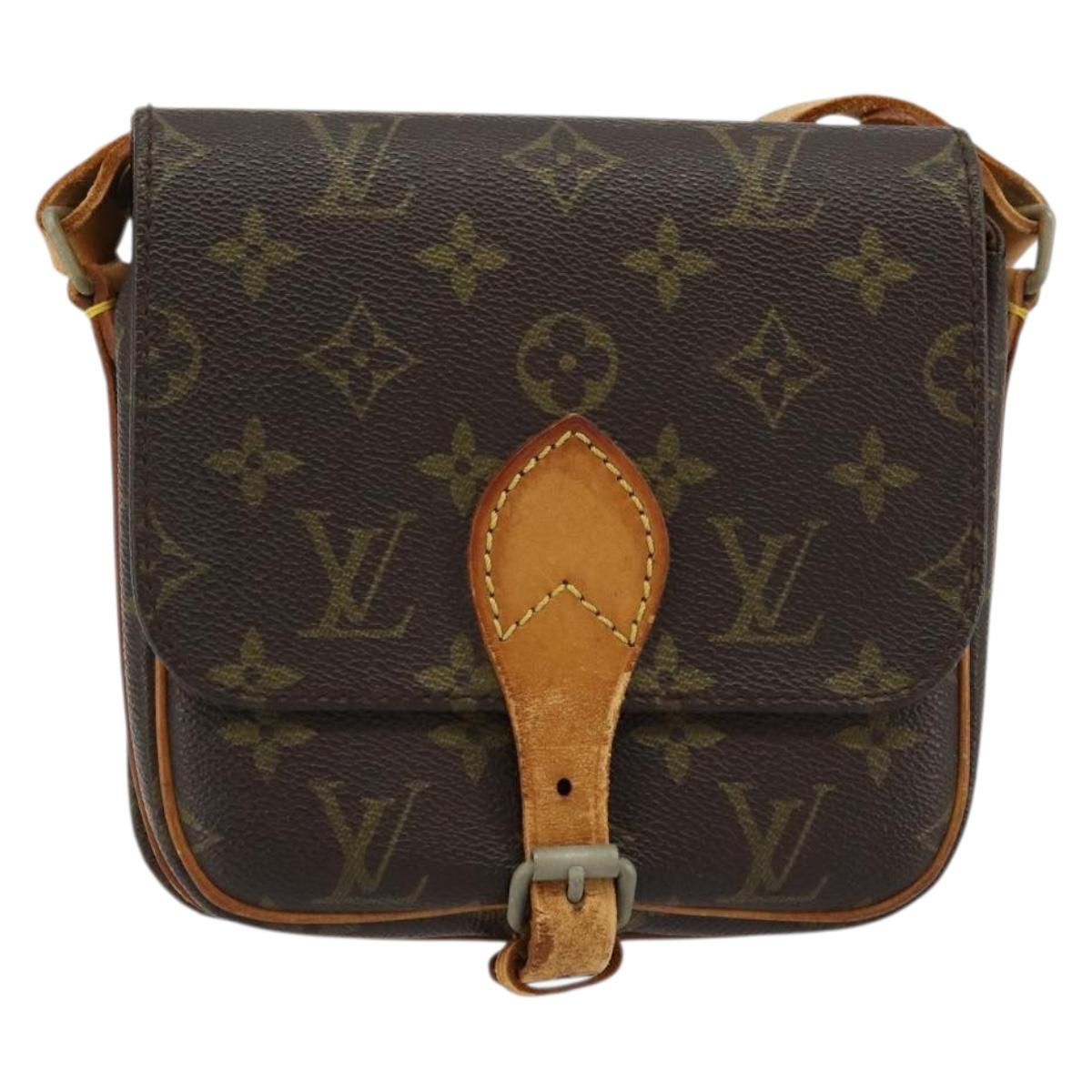Louis Vuitton Monogram Cartouchiere PM Shoulder Bag M51254 LV