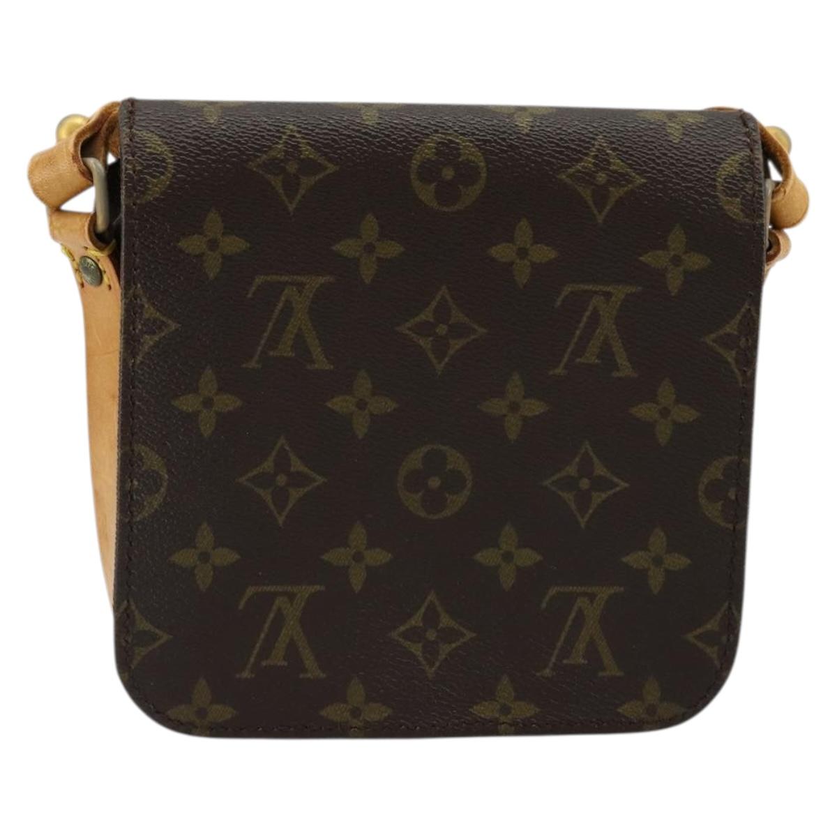 Louis Vuitton Monogram Cartouchiere PM Shoulder Bag M51254 LV