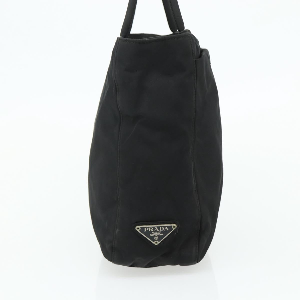 PRADA Tote Bag Nylon Black