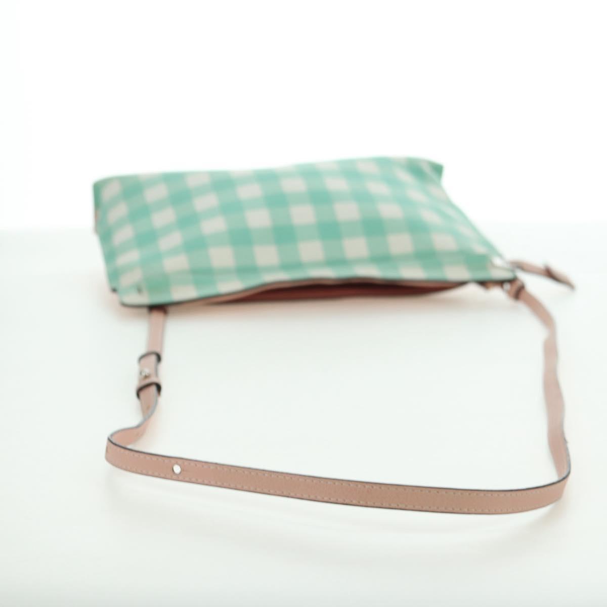 LOEWE Shoulder Bag Leather Pink Silver