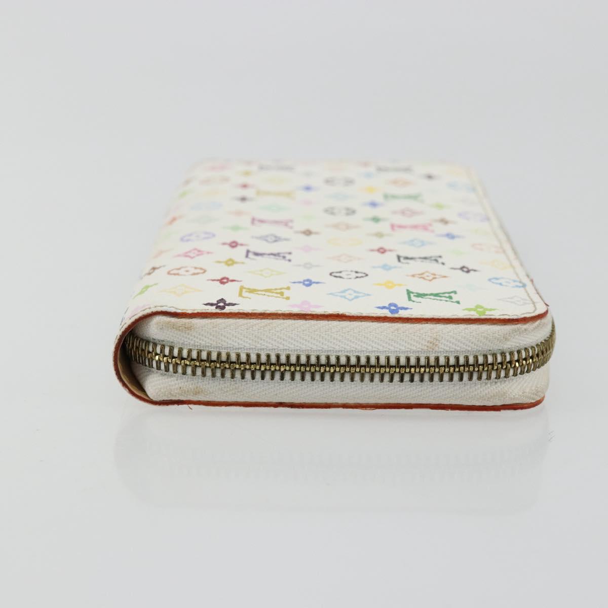 Louis Vuitton Monogram Multicolor Zippy Wallet White M60241 LV
