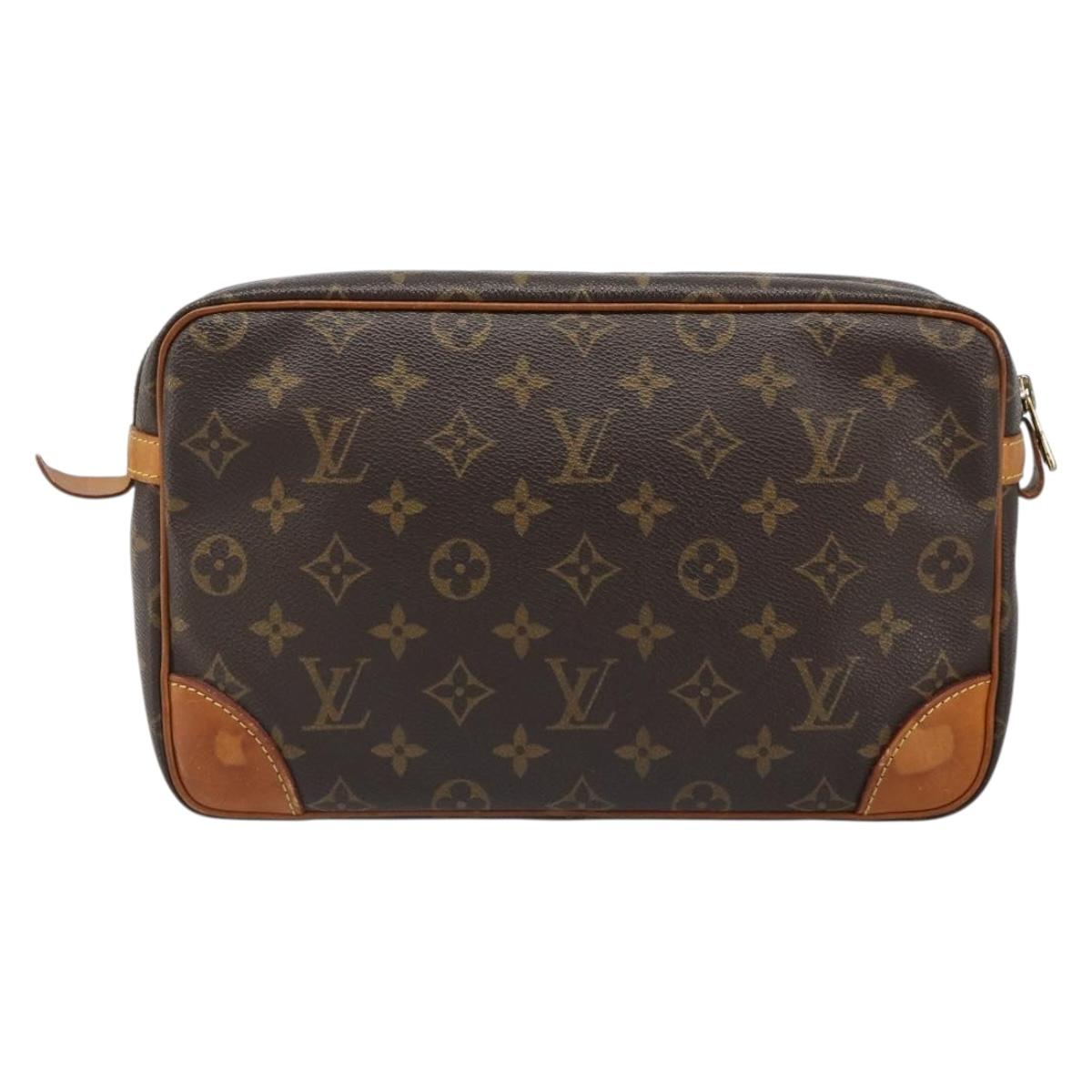 Louis Vuitton Monogram Compiegne 28 Clutch Bag M51845 LV