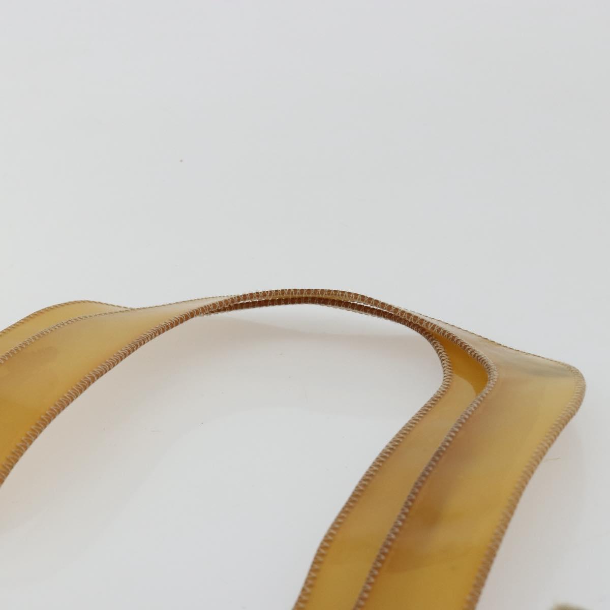 CHANEL Tote Bag Vinyl Clear CC