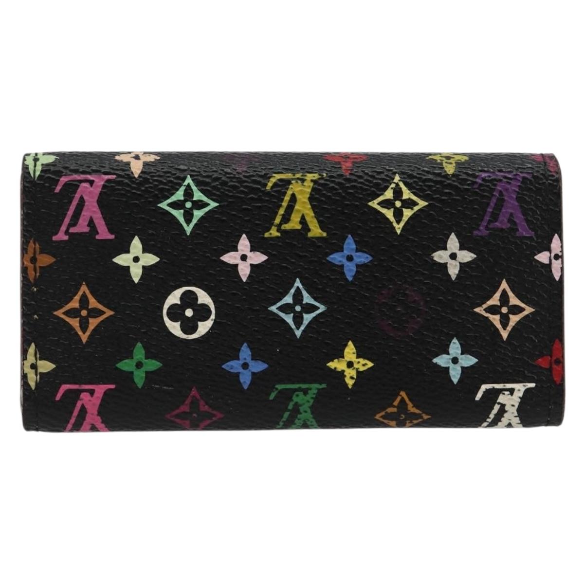 Louis Vuitton Monogram Multicolor Multicles 4 Key Case Black M93732