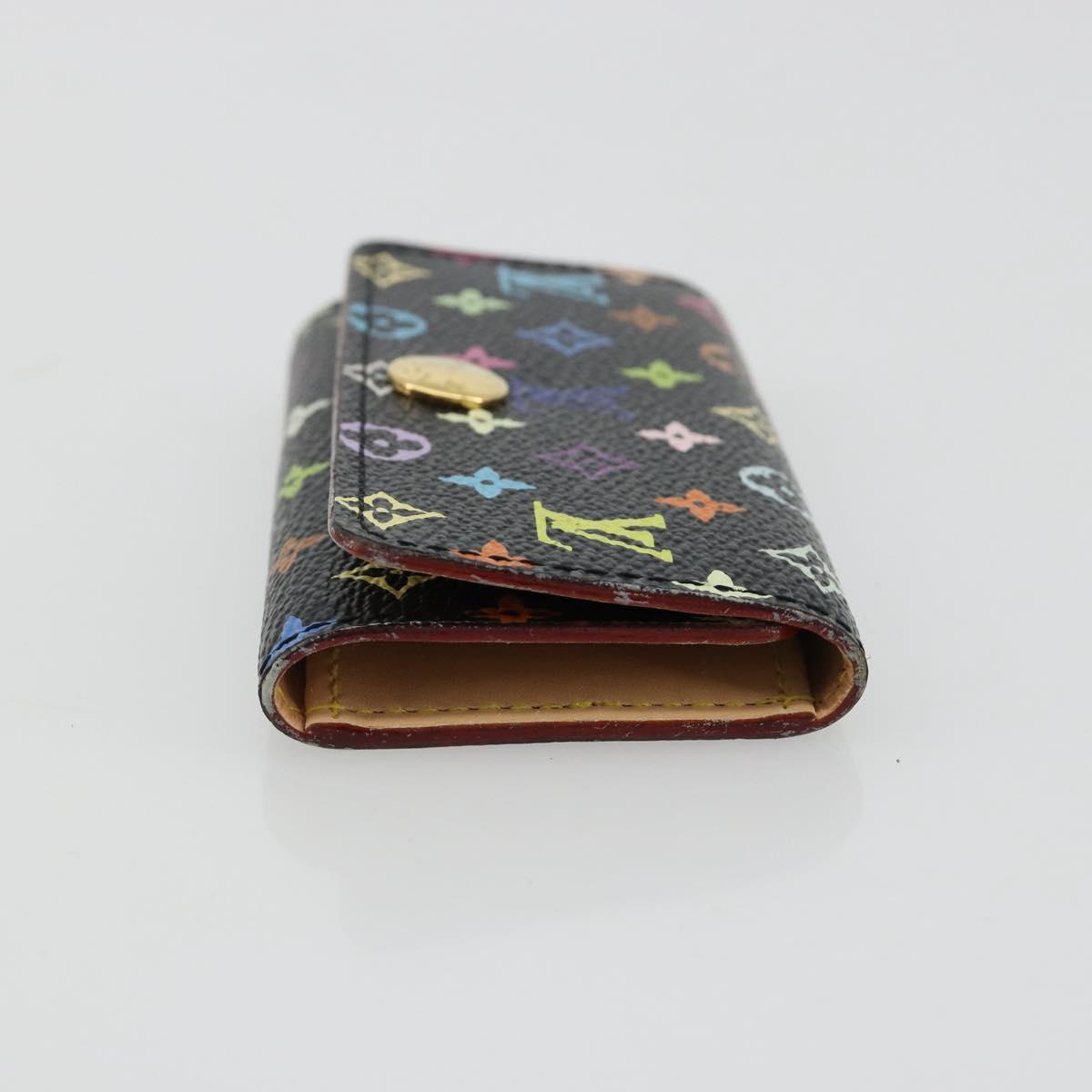Louis Vuitton Monogram Multicolor Multicles 4 Key Case Black M93732