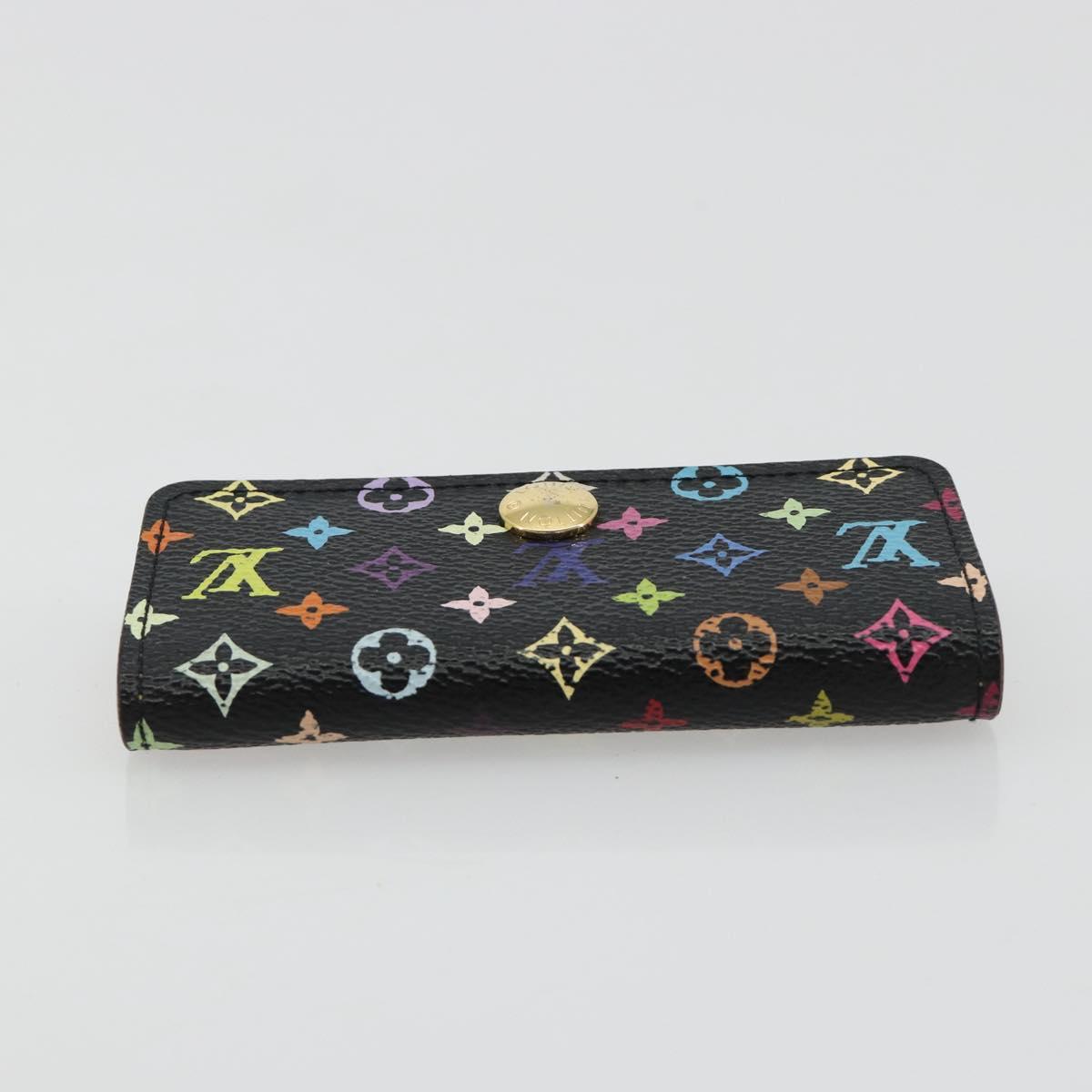 Louis Vuitton Monogram Multicolor Multicles 4 Key Case Black M93732