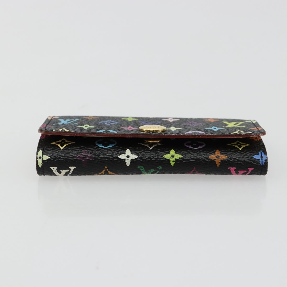 Louis Vuitton Monogram Multicolor Multicles 4 Key Case Black M93732