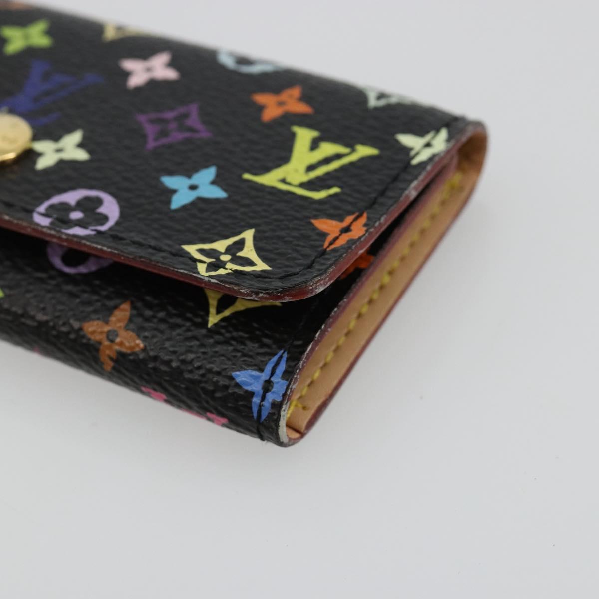 Louis Vuitton Monogram Multicolor Multicles 4 Key Case Black M93732