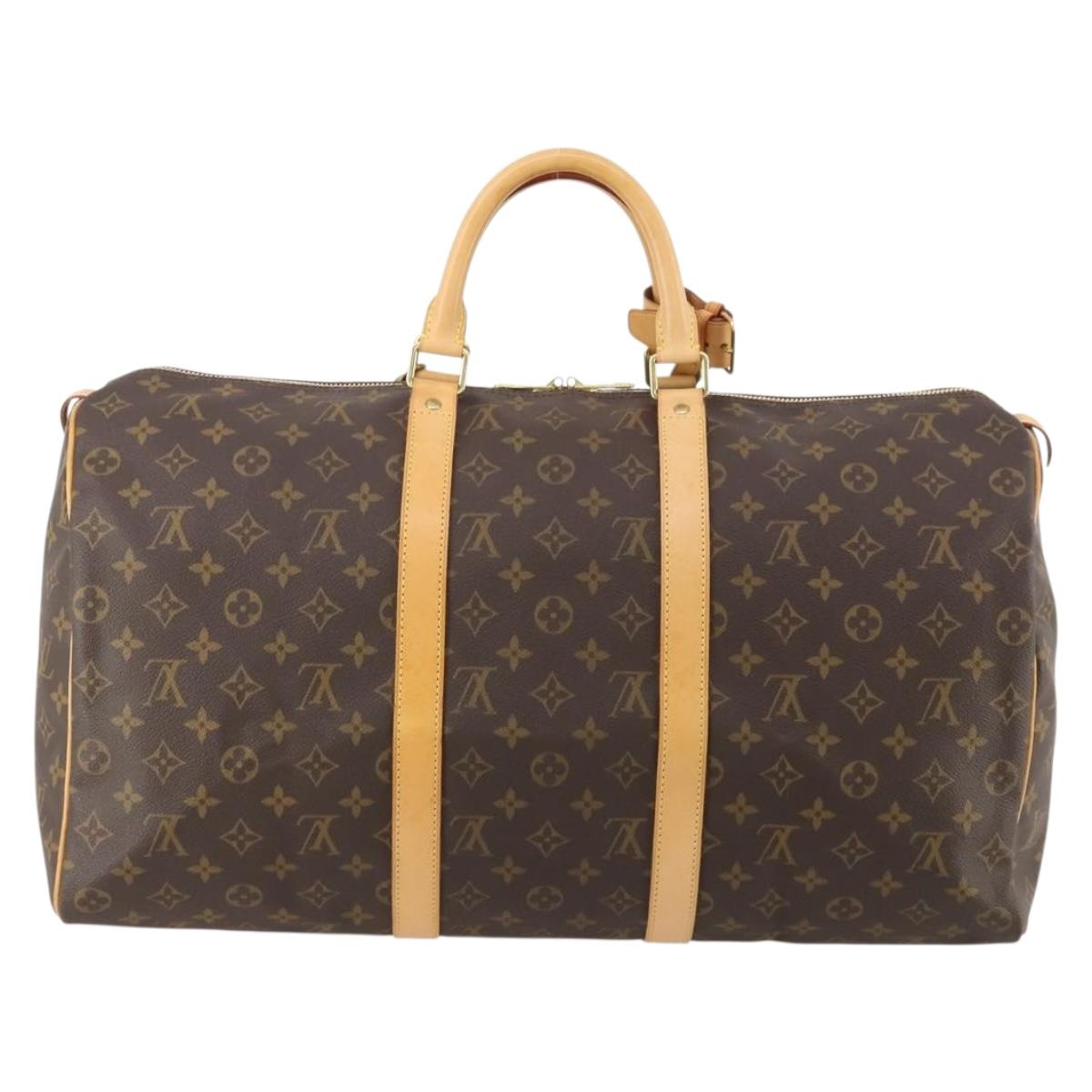 Louis Vuitton Monogram Keepall 50 Boston Bag M41426 LV