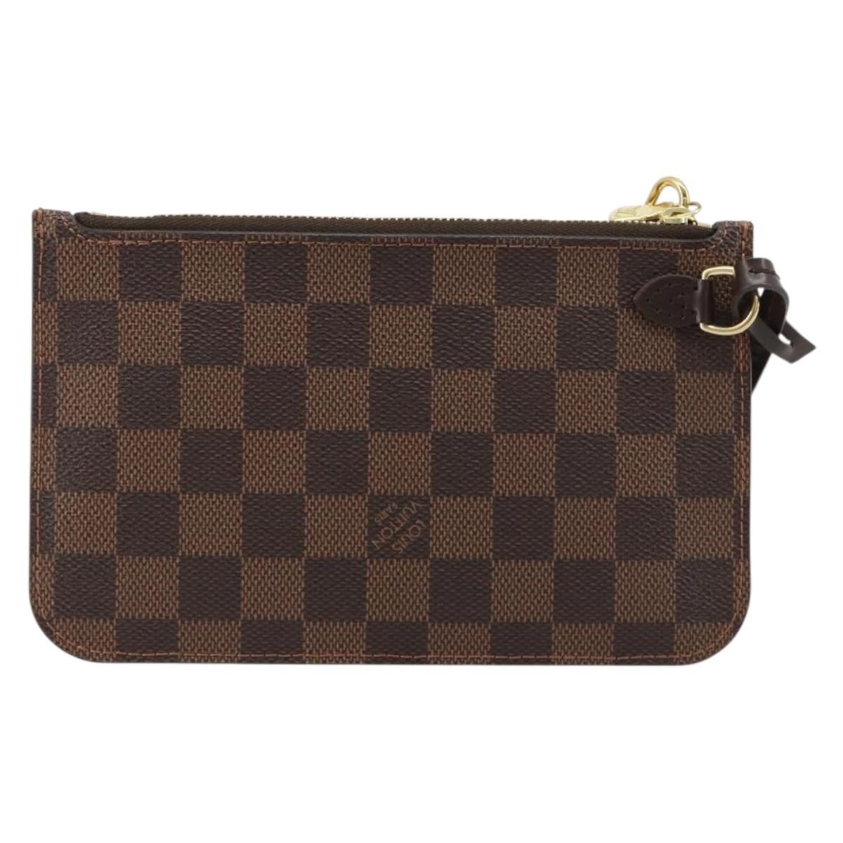Louis Vuitton Damier Ebene Neverfull PM Pouch LV