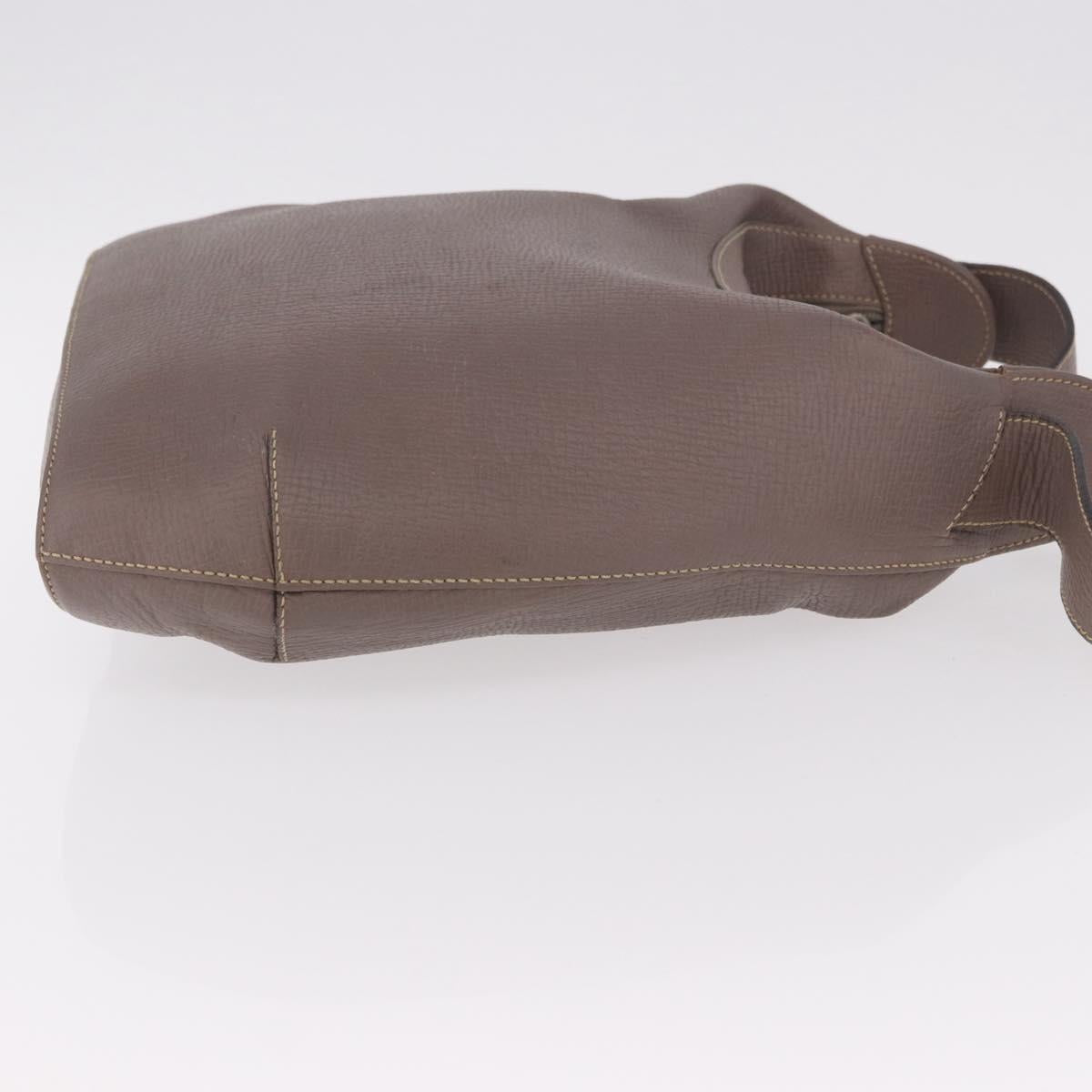 LOEWE Shoulder Bag Leather Purple gray