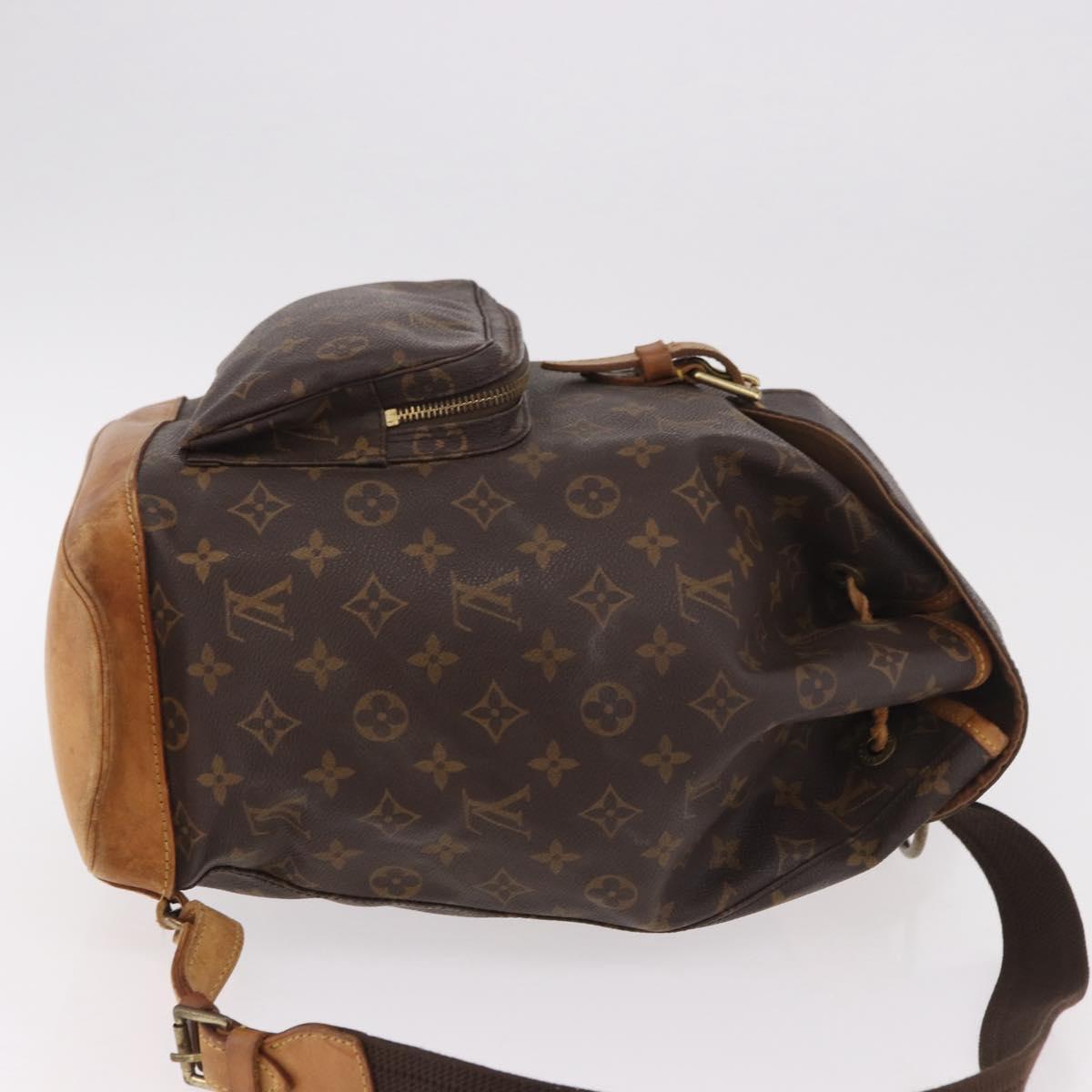 Louis Vuitton Monogram Montsouris MM Backpack M51136 LV