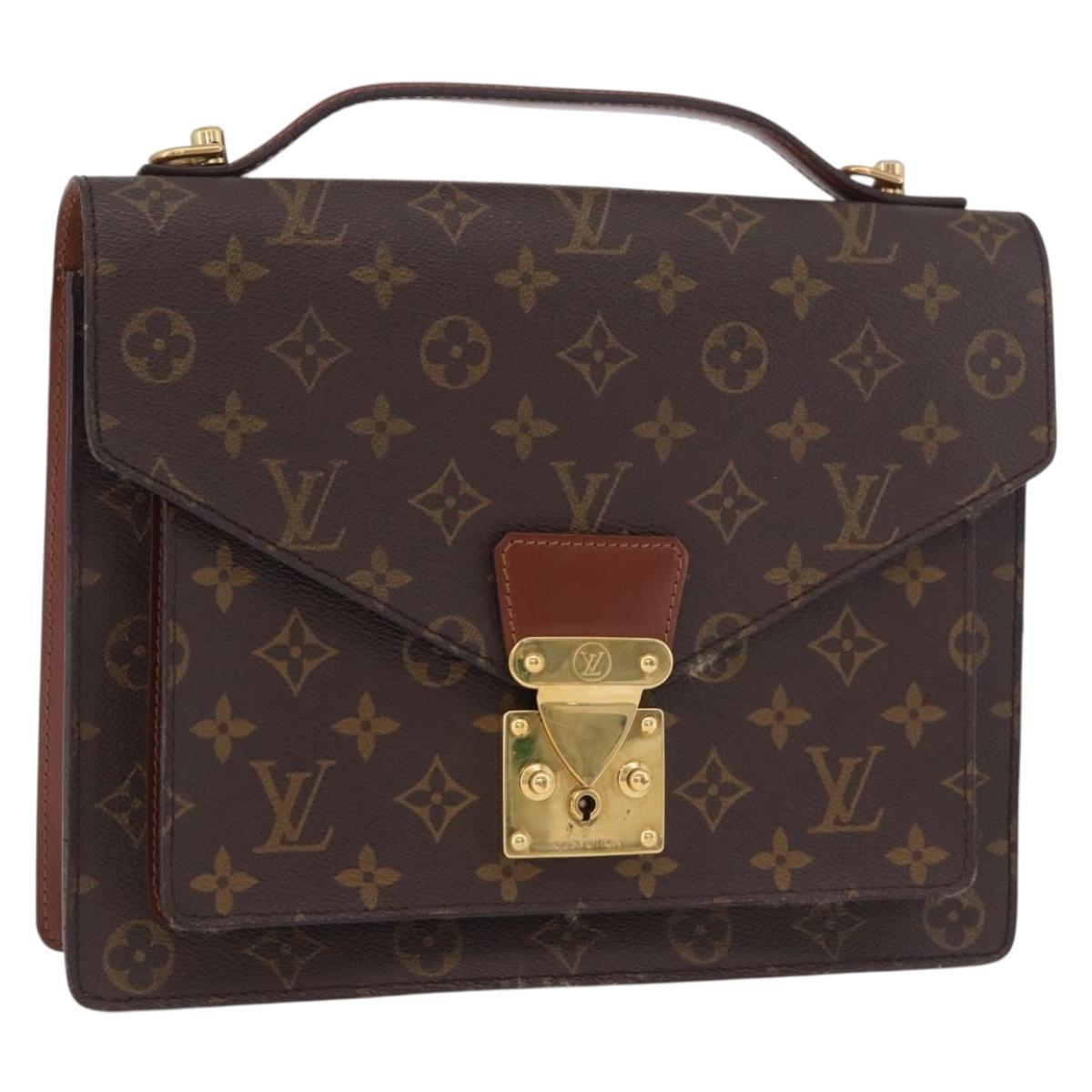 Louis Vuitton Monogram Monceau 28 Hand Bag M51185 LV