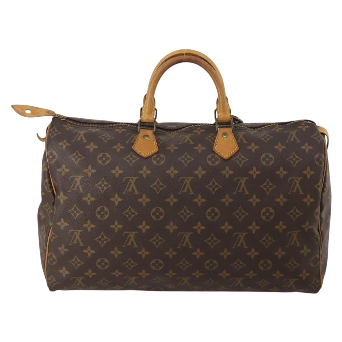 Louis Vuitton Monogram Speedy 40 Hand Bag M41522 LV