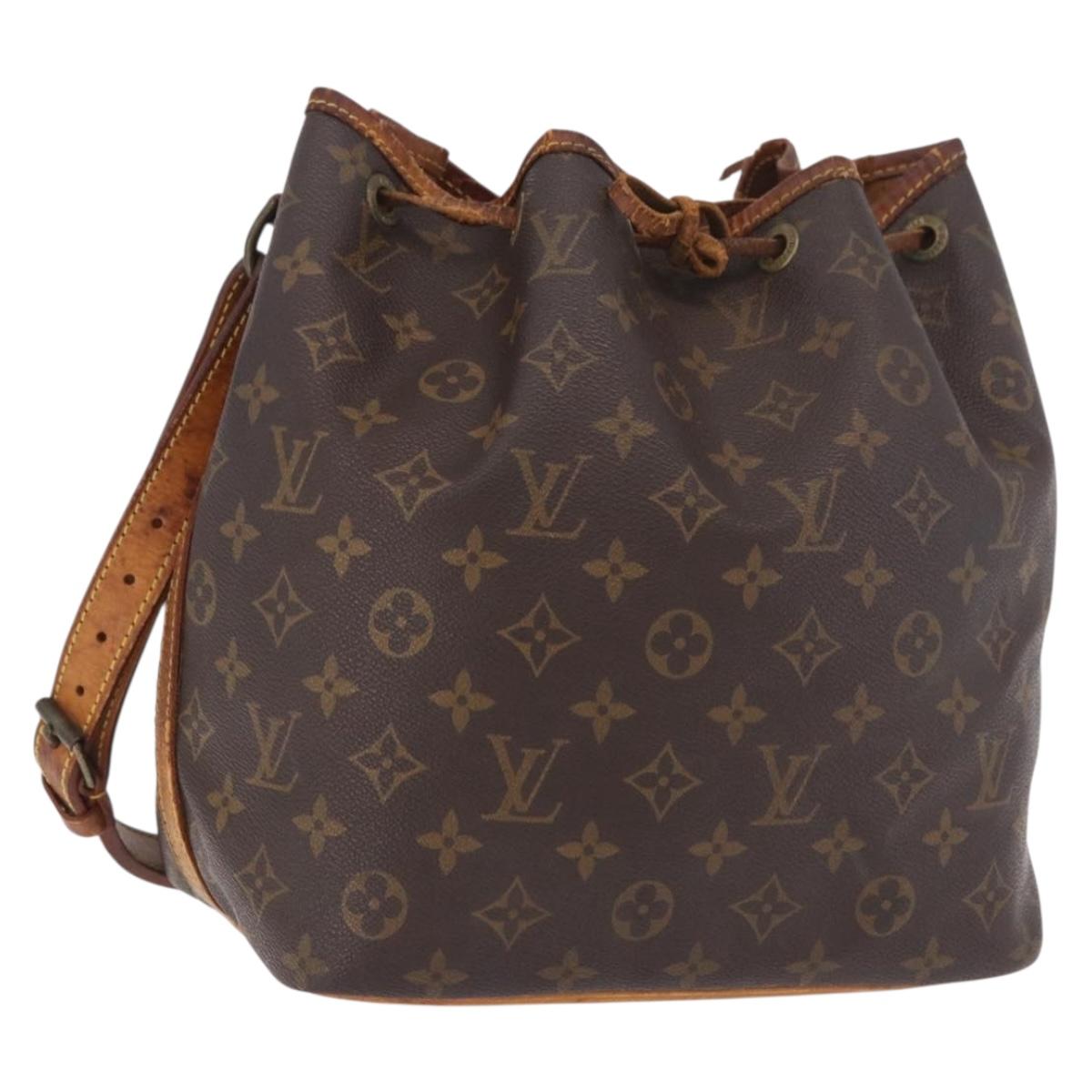 Louis Vuitton Monogram Petit Noe Shoulder Bag M42226 LV