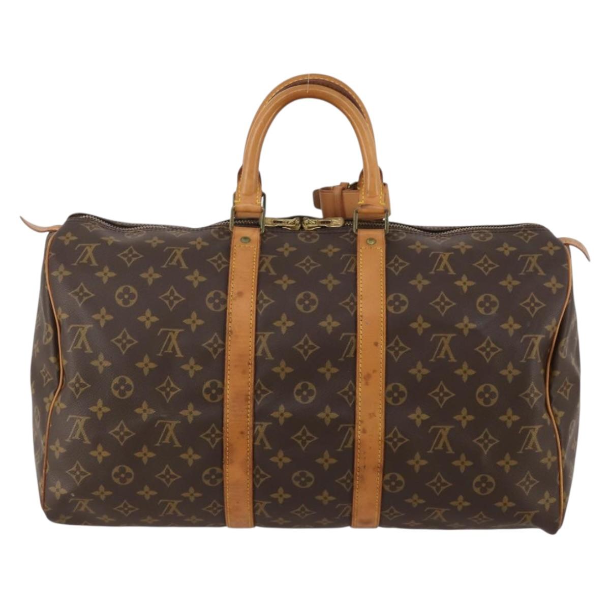 Louis Vuitton Monogram Keepall 45 Boston Bag M41428 LV