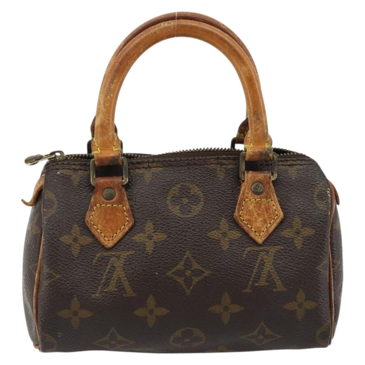 Louis Vuitton Monogram Mini Speedy Hand Bag M41534 LV
