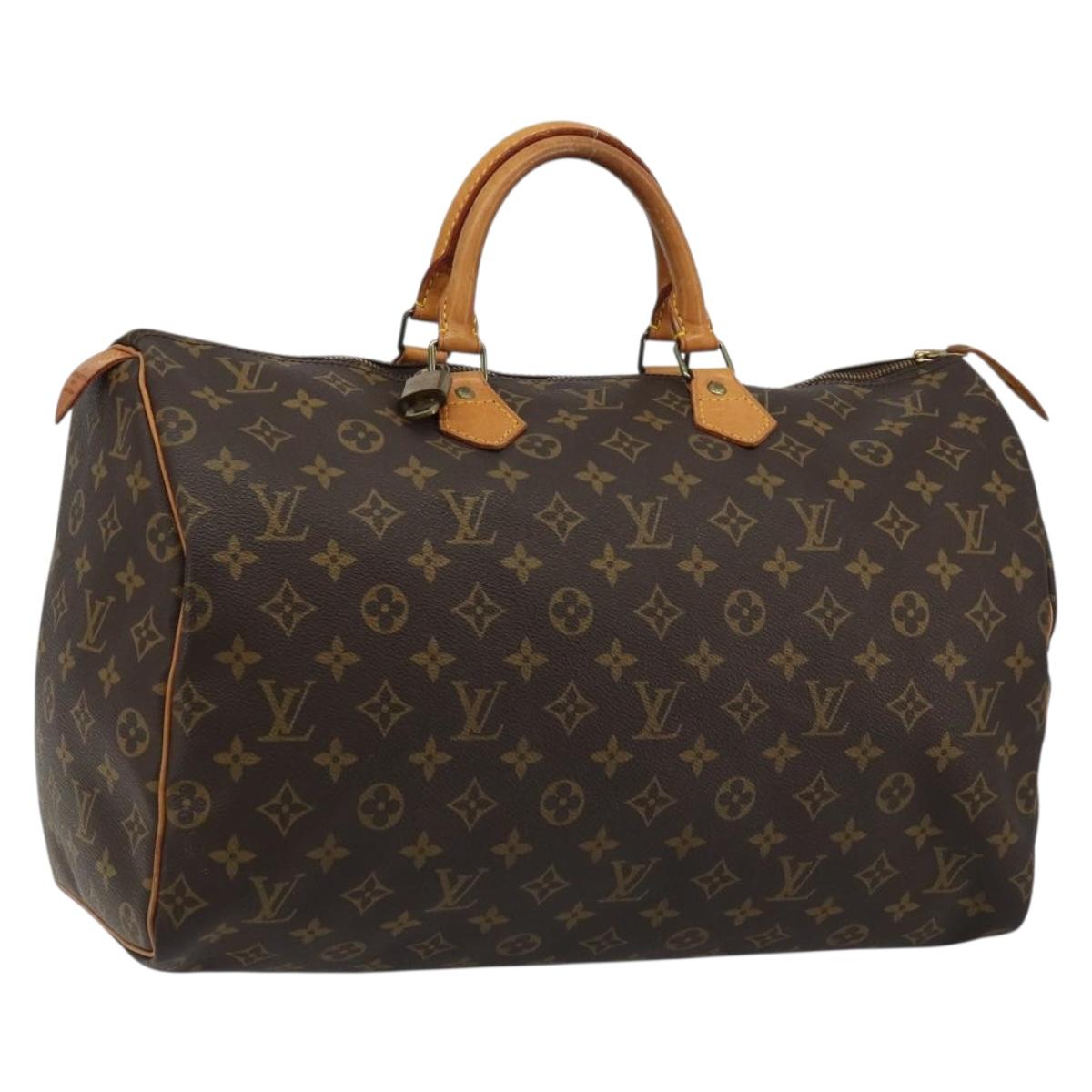 Louis Vuitton Monogram Speedy 40 Hand Bag M41522 LV