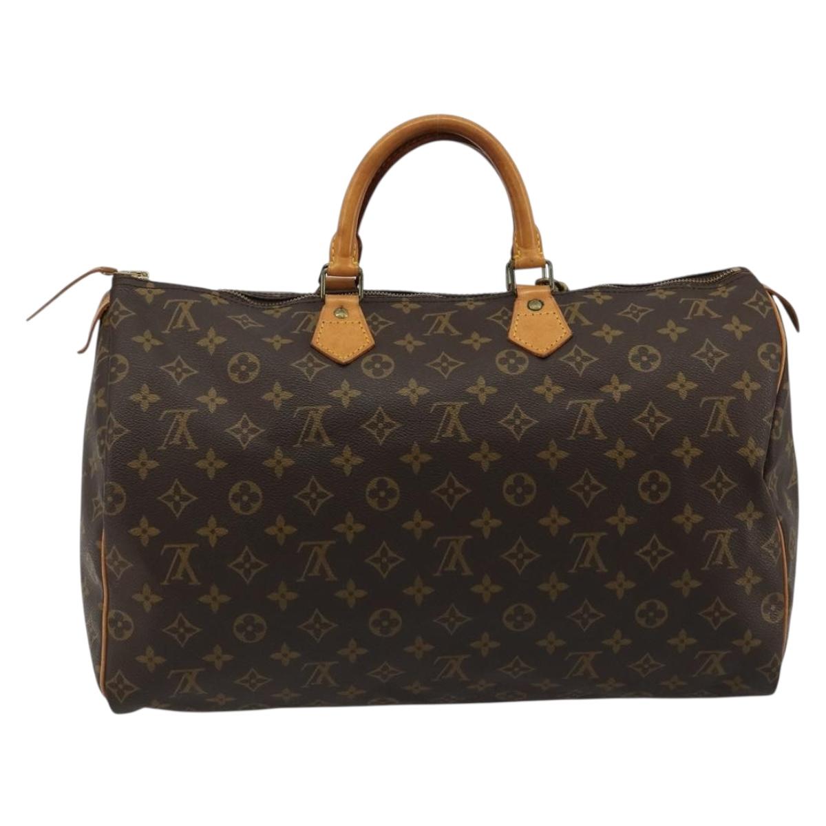 Louis Vuitton Monogram Speedy 40 Hand Bag M41522 LV