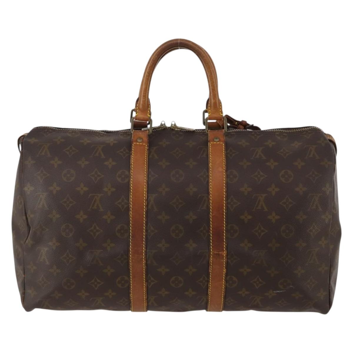 Louis Vuitton Monogram Keepall 45 Boston Bag M41428 LV
