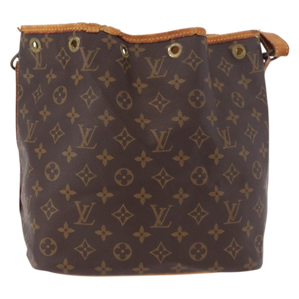 Louis Vuitton Monogram Petit Noe Shoulder Bag M42226 LV