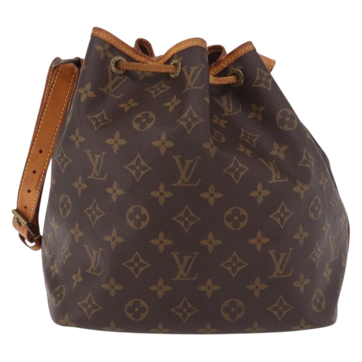 Louis Vuitton Monogram Petit Noe Shoulder Bag M42226 LV