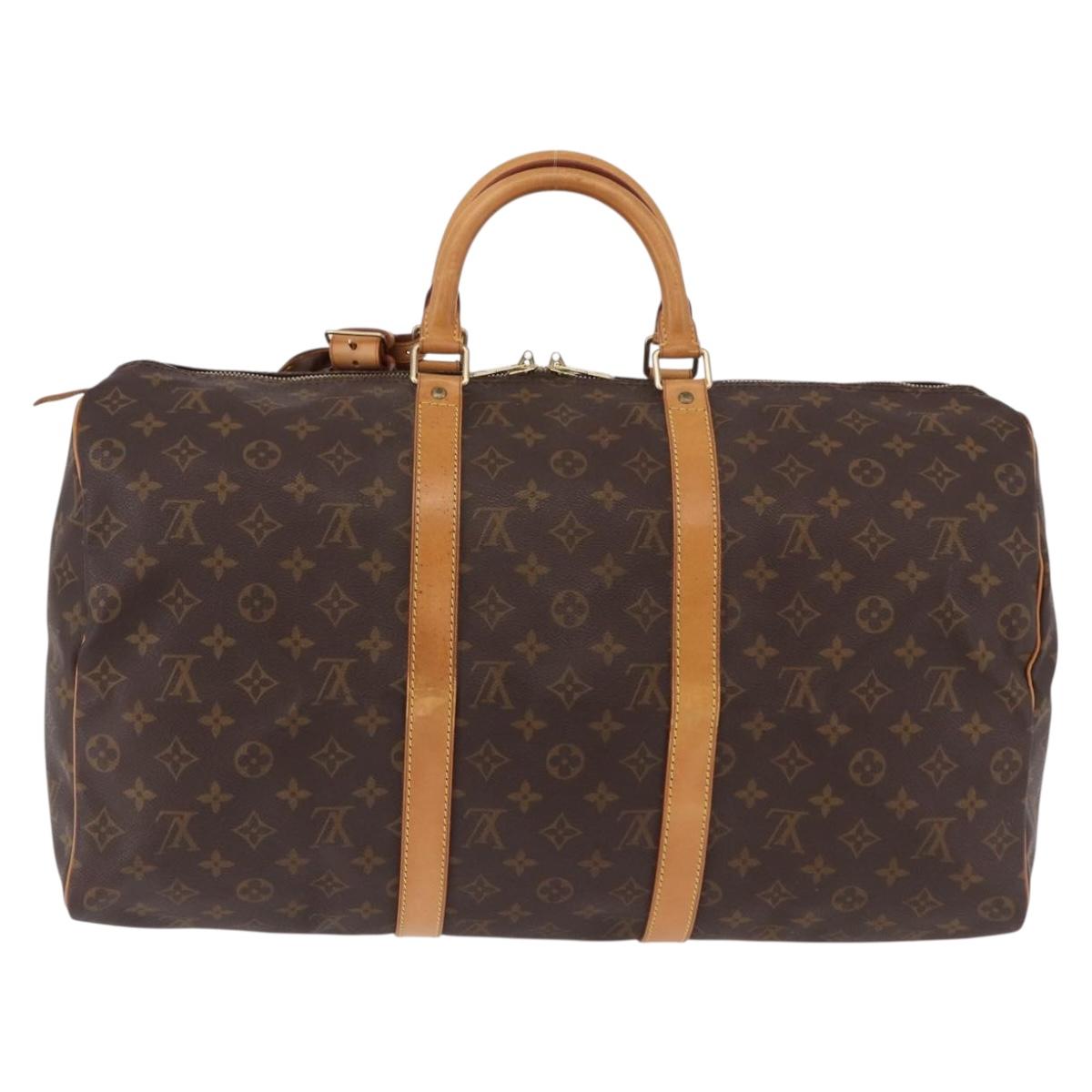 Louis Vuitton Monogram Keepall 50 Boston Bag M41426 LV