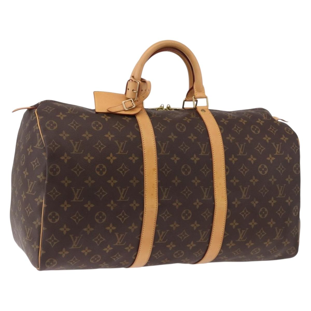 Louis Vuitton Monogram Keepall 50 Boston Bag M41426 LV