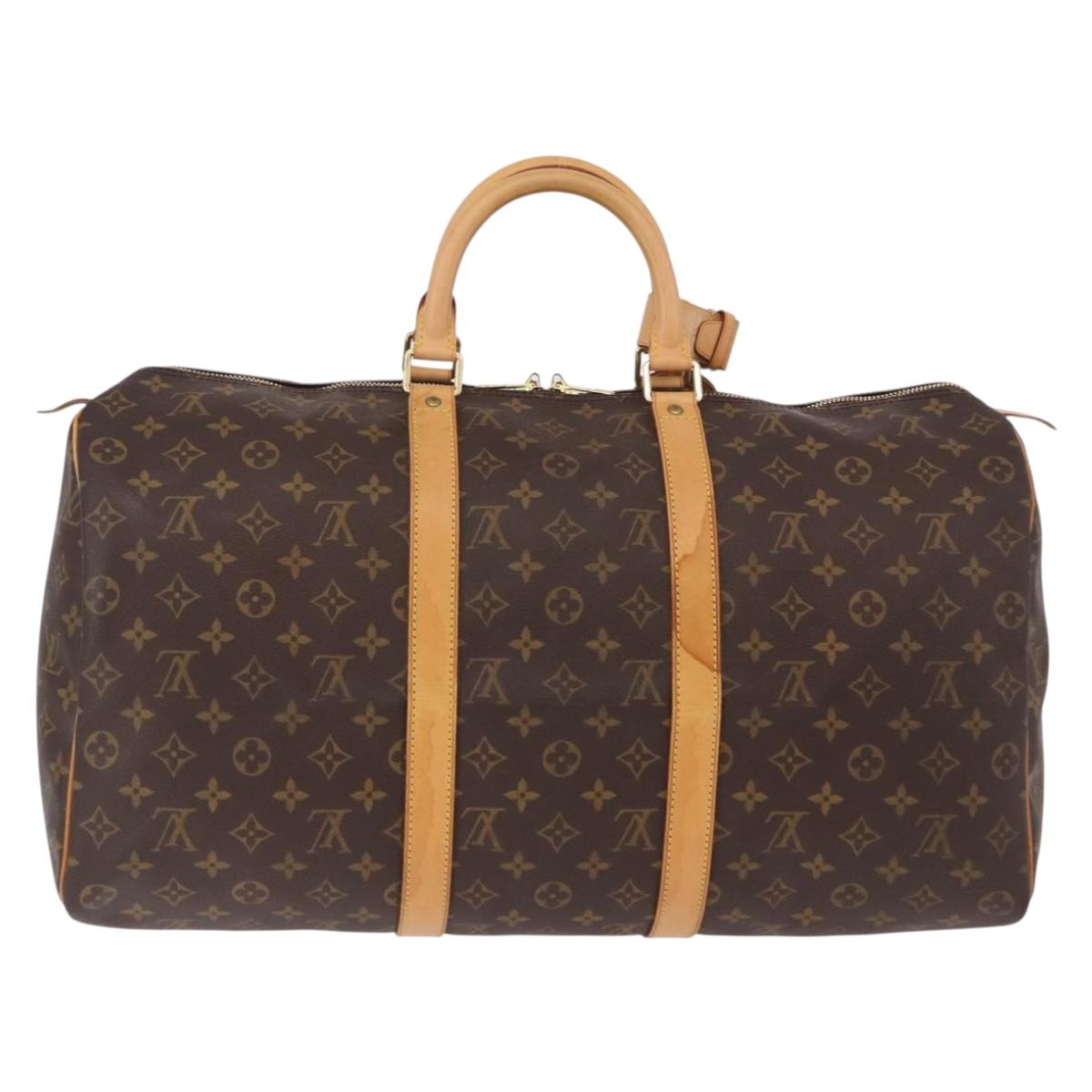Louis Vuitton Monogram Keepall 50 Boston Bag M41426 LV
