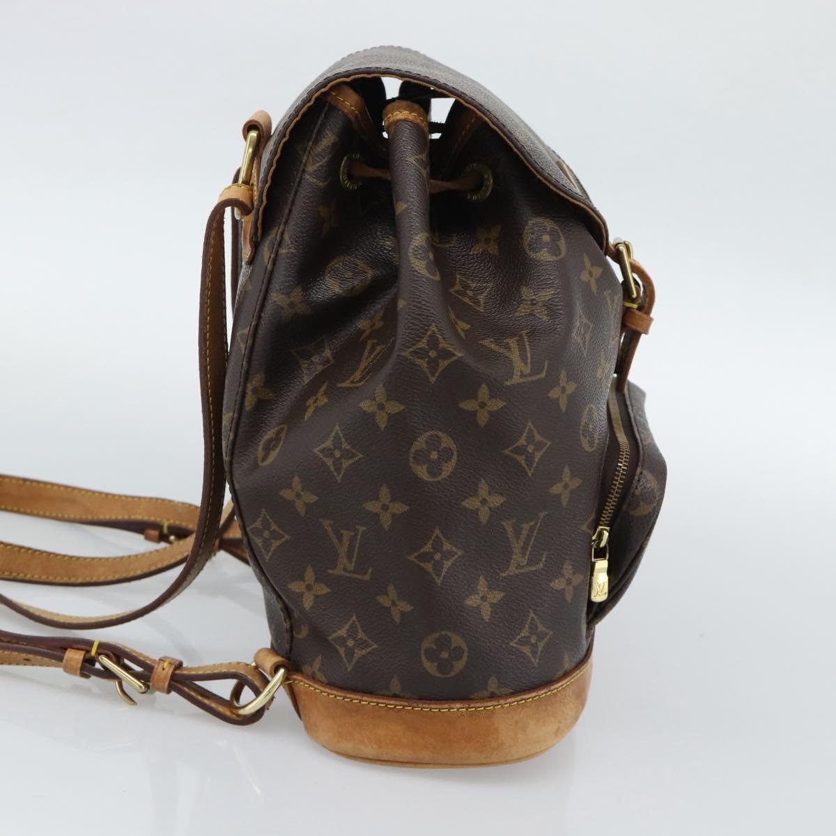 Louis Vuitton Monogram Montsouris MM Backpack M51136 LV
