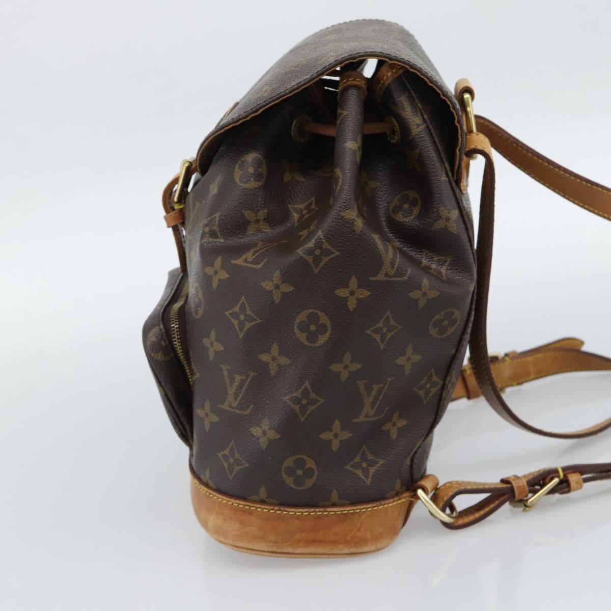 Louis Vuitton Monogram Montsouris MM Backpack M51136 LV