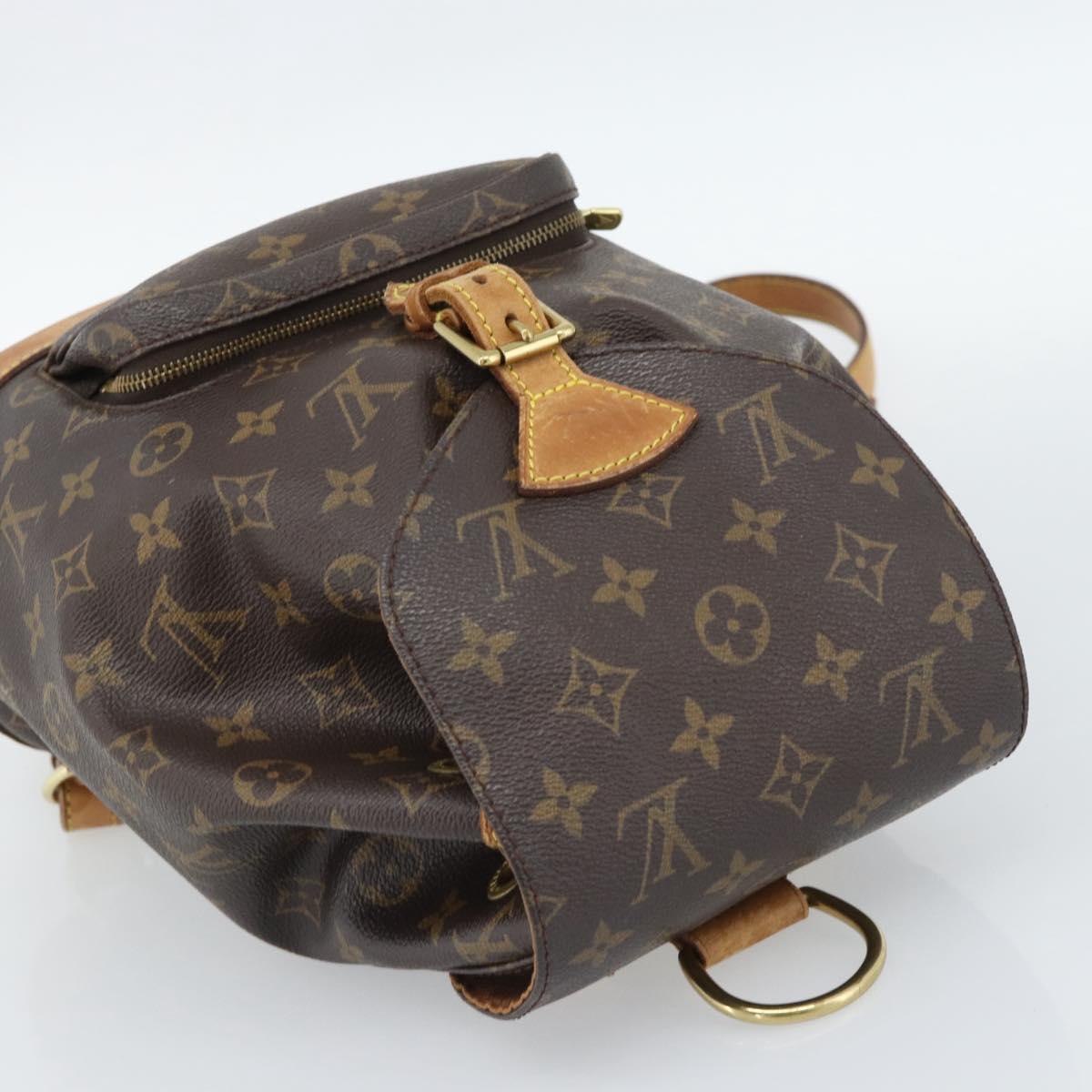 Louis Vuitton Monogram Montsouris MM Backpack M51136 LV