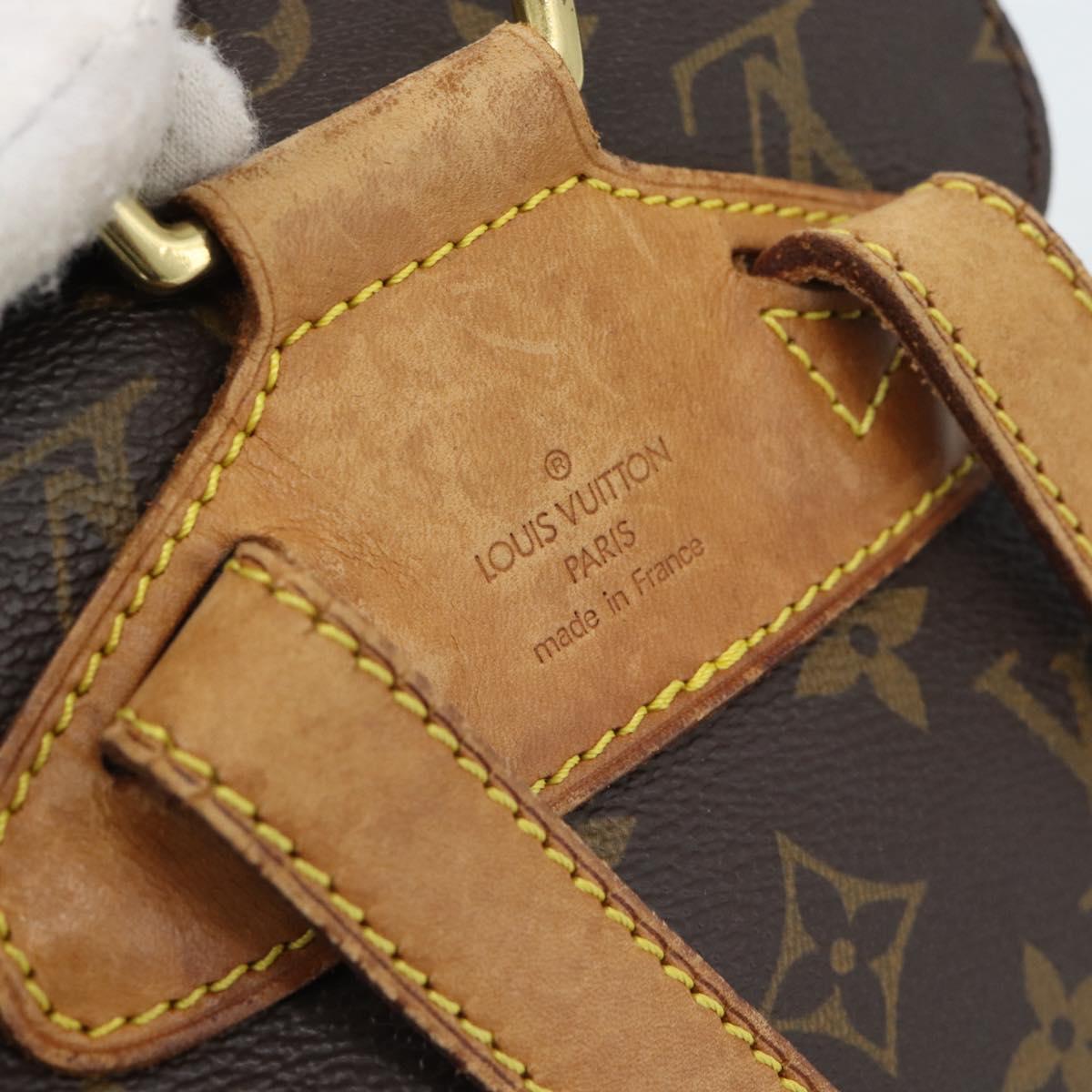 Louis Vuitton Monogram Montsouris MM Backpack M51136 LV