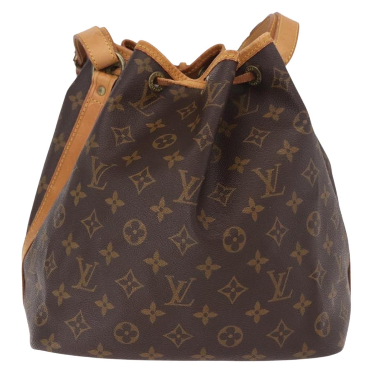 Louis Vuitton Monogram Petit Noe Shoulder Bag M42226 LV