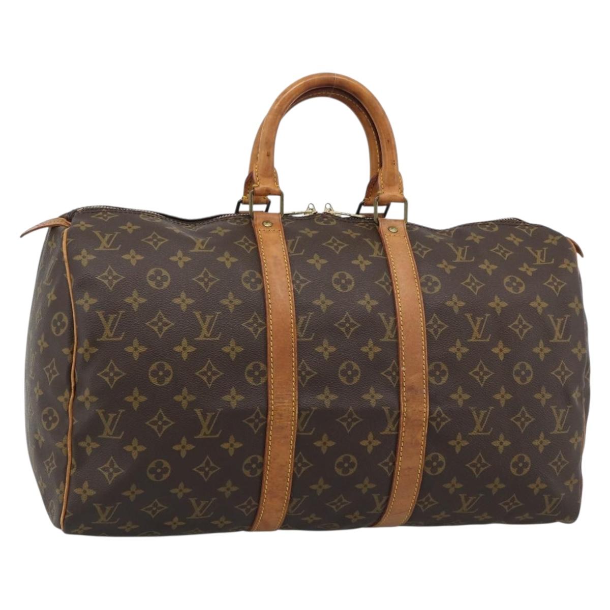 Louis Vuitton Monogram Keepall 45 Boston Bag M41428 LV