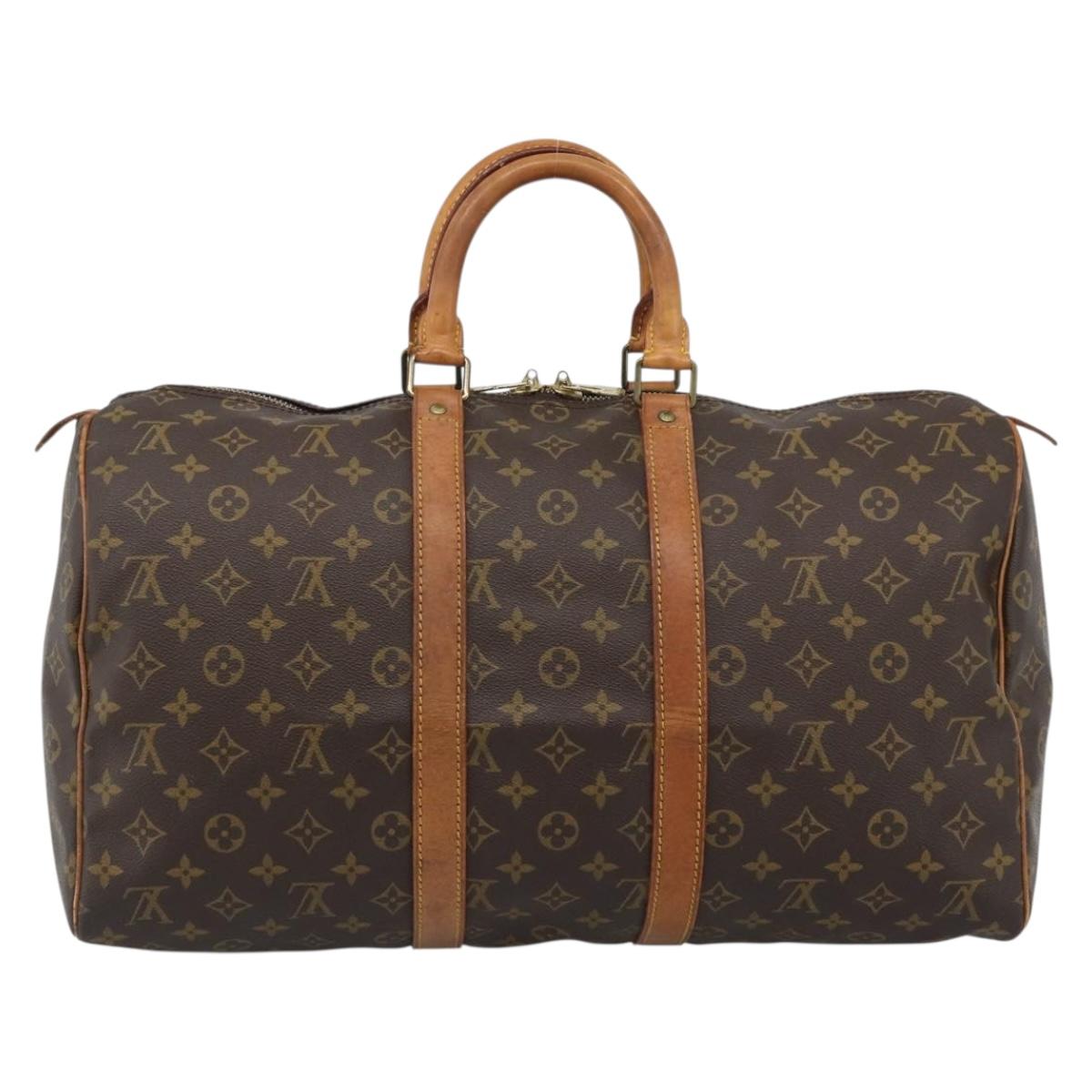 Louis Vuitton Monogram Keepall 45 Boston Bag M41428 LV